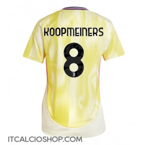 Juventus Teun Koopmeiners #8 Seconda Maglia Femmina 2024-25 Manica Corta